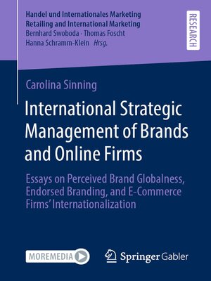 cover image of International Strategic Management of Brands and Online Firms
